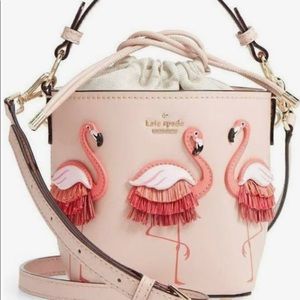 Flamingo Bucket Bag